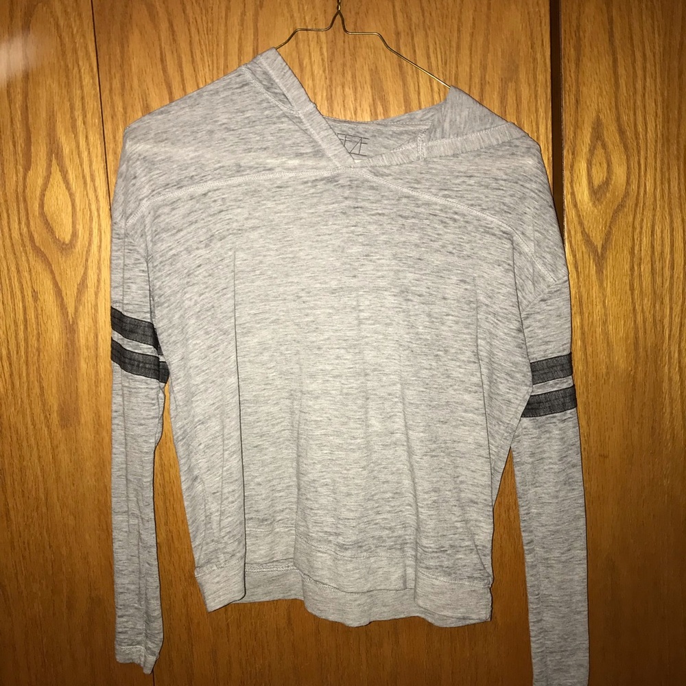 grey long sleeve